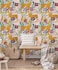 Floralplus Wallpaper Peel and Stick Jungle Leopard Wallpaper for Bathroom Removable Boho Cheetah Wallpapers for Renter Self Adhesive Flower Contact Paper for Nursery Kitchen 175 x 118 in
