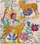 Floralplus Wallpaper Peel and Stick Jungle Leopard Wallpaper for Bathroom Removable Boho Cheetah Wallpapers for Renter Self Adhesive Flower Contact Paper for Nursery Kitchen 175 x 118 in