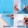 FunStick 24 x 200 Solid Sky Blue Peel and Stick Wallpaper Matte Blue Contact Paper Decorative Self Adhesive Removable Vinyl Wall Paper Roll for Cabinets Kids Bedroom Bathroom Wall Cover Table Desk