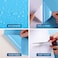 FunStick 24 x 200 Solid Sky Blue Peel and Stick Wallpaper Matte Blue Contact Paper Decorative Self Adhesive Removable Vinyl Wall Paper Roll for Cabinets Kids Bedroom Bathroom Wall Cover Table Desk