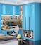 FunStick 24 x 200 Solid Sky Blue Peel and Stick Wallpaper Matte Blue Contact Paper Decorative Self Adhesive Removable Vinyl Wall Paper Roll for Cabinets Kids Bedroom Bathroom Wall Cover Table Desk