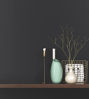 FunStick 36 x 200 Charcoal Black Contact Paper Solid Black Peel and Stick Wallpaper Removable Self Adhesive Wall Paper Roll Waterproof Black Vinyl Adhesive Wallpaper for Walls Cabinets Table Desk