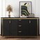 FunStick Modern Black Wallpaper Peel and Stick Textured Rattan Weave Removable Wall Paper Roll for Bathroom Bedroom Waterproof Dark Pattern Black Contact Paper for Cabinets Shelves Wall Decor 12x200