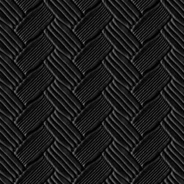 FunStick Modern Black Wallpaper Peel and Stick Textured Rattan Weave Removable Wall Paper Roll for Bathroom Bedroom Waterproof Dark Pattern Black Contact Paper for Cabinets Shelves Wall Decor 12x200