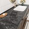 LIKILIKI Glossy Black Marble Contact Paper for Countertops 24x118 BrownBlack Peel and Stick Wallpaper Waterproof Shiny Self Adhesive Granite Contact Paper for Cabinets Table Decorative Countertop Wall