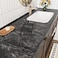 LIKILIKI Glossy Black Marble Contact Paper for Countertops 24x118 BrownBlack Peel and Stick Wallpaper Waterproof Shiny Self Adhesive Granite Contact Paper for Cabinets Table Decorative Countertop Wall