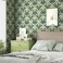 PeonyQueen Green Leaf Wallpaper Peel and Stick Wallpaper 173x393 Modern Botanical Contact Paper for Cabinets Waterproof Self Adhesive Wall Paper Removable Wallpapers Decorative Neutral Wallpapers for