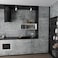 HOLOMEY Gray Concrete Wallpaper Peel and Stick with Cement Texture 24x354 inch Thick Matte Modern Industrial Waterproof Removable SelfAdhesive Paper for Kitchen Bedroom Bathroom