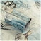 Lependor 1771 X 118 Nautical Map Wallpaper Peel and Stick Removable Printed Stick Wall Paper Decorative 1771 X 98 ft