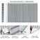 LOVADA Peel and Stick Wood Slat Wall Panels 175 x 100 Gray SelfAdhesive Wallpaper Roll 3D Textured Accent Wall Decor for Bedroom Living Room Office Easy DIY Removable Covering