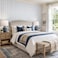 LXCREAT Removable Wallpaper Forgiving Blue and White Stripes Peel and Stick Wallpaper 1771 X 196 Modern Self Adhesive Vinyl for Home Renovation