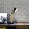 LZH-LP LZHLP Gray White Bricks SelfAdhesive Wallpaper 177236 Mottled Cement Brick Wall Texture Peel Stick Wallpaper Vinyl Film Roll for Wall Dcor