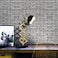 LZH-LP LZHLP Gray White Bricks SelfAdhesive Wallpaper 177236 Mottled Cement Brick Wall Texture Peel Stick Wallpaper Vinyl Film Roll for Wall Dcor