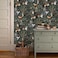MuralPeel Fairy Forest Animals Mushroom Fox Owl Peel and Stick Wallpaper Self Adhesive Removable Easy Peel Off Stick on Wall Paper for Bedroom Cabinet Renter Friendly