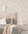 NextWall Cherry Blossom Grove Impressionistic Peel and Stick Wallpaper Parchment Rose