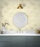 NextWall Star Burst Geo Mid Century Peel and Stick Wallpaper Ivory Metallic Gold