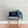 NuWallpaper Gustavus Peel and Stick Wallpaper Blue Patterned Removable Contact Paper for Walls Self Adhesive Wall Covering for Bedroom Living Room Accent Wall