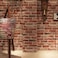 Okydoky Peel and Stick Wallpaper Rustic Red Brick Wallpaper for Home Decoration Kitchen Backsplash Vinyl Self Adhesive Wall Paper for House Workshop Office 173 x 118 C2043