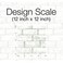 RoomMates RMK11939WP White and Taupe Brick Peel and Stick Wallpaper