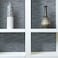 RoomMates Waverly RMK11893RL Tabby Peel and Stick Wallpaper 18 in x 1886 ft Easy Application No Sticky Residue Blue and Taupe