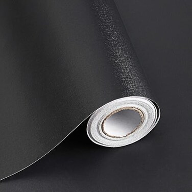 Safiyya Peel and Stick Wallpaper Black 3149x177