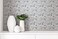 Surface Style Dog Doodle Peel and Stick Wallpaper WhiteBlue