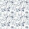 Surface Style Dog Doodle Peel and Stick Wallpaper WhiteBlue