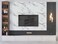 TANONE White Marble Contact Paper for Countertops Waterproof Wallpaper Peel and Stick for Cabinets Removable Matte Gold White Marble Vinyl Wrap for Kitchen Bathroom Counter 178x 118