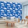 TAOGIFT Peel and Stick Contact Paper Blue Sky Clouds Pattern Wallpaper Vinyl for Kitchen Wall Art Crafts Decor 177 x 78 Inch