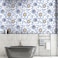 VaryStyle 177x118 Lemon Wallpaper Bright BlueYellow Citrus Leaf Peel and Stick Wallpaper Circle Geometric Wallpaper Self Adhesive Removable Fruit Contact Paper for Cabinets Walls Kitchen Bathroom