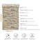 VEELIKE 157x118 Brick Wallpaper Peel and Stick 3D Textured Faux Brick Wallpaper Removable Brick Contact Paper Waterproof Self Adhesive Brick Backsplash for Kitchen Bedroom Backdrop Wall Fireplace