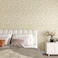 VEELIKE Boho Cream Yellow Peel and Stick Wallpaper with Branches Removable Yellow Contact Paper for Cabinets Drawers Walls 157x118 Waterproof Self Adhesive Cream Wallpaper for Bedroom Bathroom