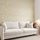 VEELIKE Boho Cream Yellow Peel and Stick Wallpaper with Branches Removable Yellow Contact Paper for Cabinets Drawers Walls 157x118 Waterproof Self Adhesive Cream Wallpaper for Bedroom Bathroom