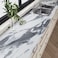 VEELIKE Matte Black and White Liquid Marble Contact Paper Waterproof 157x354 Peel and Stick Countertop Wallpaper for Kitchen Bathroom Table Adhesive Thick Vinyl Wrap