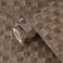 Wallercity Deep Brown Rattan Peel and Stick Wallpaper NonTextured Basket Woven Contact Paper for Countertops Cabinets 158x118 Self Adhesive Cane Weave Vinyl Wall Paper Roll for Kitchen Bathroom
