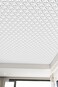 weiseni 3D Flat Visual Effect Wallpaper Peel and Stick 236x1968 White Diamond Wallpaper SelfAdhesive Removable Wallpaper Effect Contact Paper Grey White