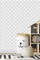 weiseni 3D Flat Visual Effect Wallpaper Peel and Stick 236x1968 White Diamond Wallpaper SelfAdhesive Removable Wallpaper Effect Contact Paper Grey White