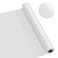 osayhome White Wallpaper 236x394 Contact Paper Solid Matte White Peel and Stick Removable Wallpaper Textured Vinyl Film Self Adhesive for Cabinets Waterproof Wall Coverings Shelf Home Decorative