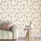 Yullpaper Boho Beige Pink Floral Self Adhesive Rose Wallpaper 1751023