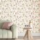 Yullpaper Boho Beige Pink Floral Self Adhesive Rose Wallpaper 1751023