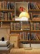 ZHENNEHZ Yellow Modern Multipurpose Wallpaper 177 x 394 SelfAdhesive StainResistant Book Theme