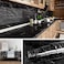 Livelynine 158x197 Black Marble Contact Paper Peel and Stick Countertops Waterproof OilProof Self Adhesive Marble Wallpaper for Bathroom Counter Adhesive Backsplash for Kitchen Counters Removable