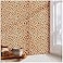 HAOKHOME Peel and Stick Wallpaper Boho Modern Dots Wall Paper Removable for Bathroom CaramelWhite Contact Paper 173in x 98ft