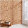 HAOKHOME Peel and Stick Wallpaper Boho Modern Dots Wall Paper Removable for Bathroom CaramelWhite Contact Paper 173in x 98ft