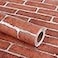 Lependor 1771 X 118 Decorative Wallpaper SelfAdhesive Wall Paper Red Brick Printed Stick Paper Easy to Apply Peel and Stick 1771 x 98ft