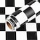 LACHEERY LaCheery Thick Checkered Contact Paper Decorative Self Adhesive Checkered Wallpaper Removable Black and White Wall Paper Peel and Stick Wallpaper for Bathroom Backsplash Shelf Drawer Liners 1