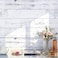 FlockenHome 177x 314 Peel and Stick Wallpaper SelfAdhesive Shiplap Light GreyWhite Distressed Wood Plank Removable repasted Decorative