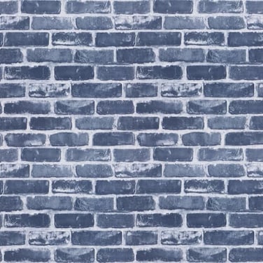 Timeet Blue Brick Wallpaper Peel and Stick Wallpaper 177 x 11811 SelfAdhesive Removable Brick Textured Wallpaper Waterproof Backplash Living Room Wall Decor