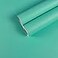 CHIHUT Thicken Matte Aqua Green Peel and Stick Wallpaper 177x100 Waterproof Stain Resistant Removable Vinyl Contact Paper for Cabinets Shelf Liners Drawers Renter Friendly Solid Green Wallpaper