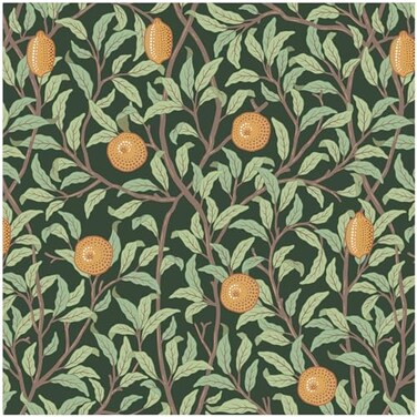 OSECAGE Lemon Wallpaper Leaf Peel and Stick Wallpaper Green and Dark 173X788 Self Adhesive Wall Paper Removable Decorative Wallpapers Boho Contact Paper for Bedroom Bathroom Cabinets Decor Vinyl Roll